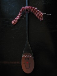 Gingerbread Man Wooden Spoons